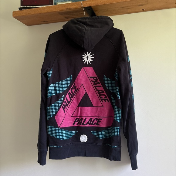 RARE Palace Tri-ferg Hi Ferg Hoodie Medium men - Picture 1 of 8